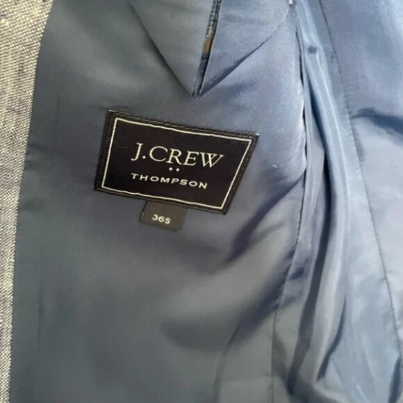 J. Crew Blue Linen Suit - 36S - Picture 6 of 8